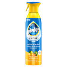 Our multi surface polish removes finger marks, surface dirt, smudges, and produces a high quality finish. Pledge Antibacterial Multisurface Cleaner Aerosol Sc Johnson Professional