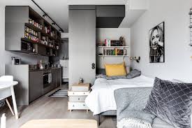 Apartemen studio modern minimalis yang berkesan hangat. Desain Apartemen Studio Minimalis Yang Nyaman Intip 9 Inspirasinya Artikel Spacestock