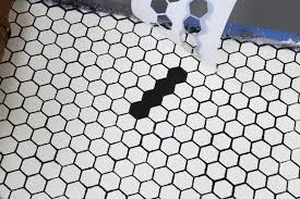 See more ideas about hex tile floor, hex tile, tile patterns. How To Stencil A Personalized Tile Floor Stencil Stories