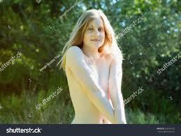 Nude Teenage Girl Standing Outdoors Stock Photo 520570102 | Shutterstock