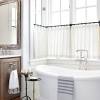 Bathroom shower curtain ideas to beautify your bathroom. 1