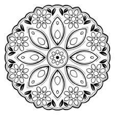 Coloring flowers can be real fun for kids. Free Printable Coloring Pages Color A Mandala