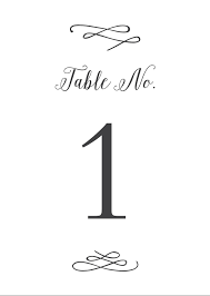 Printing numbers at a4 size. Whimsical Calligraphy Table Number Printables By Basic Invite
