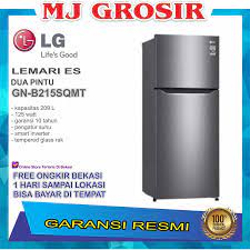 Di samping beberapa fitur di atas yang telah disebutkan, samsung juga menawarkan fleksibilitas kompartemen pada kulkas mereka yang. Kulkas Lg Gn B 215 Sqmt Lemari Es 2 Pintu Gnb 215sqmt 209l Inverter Shopee Indonesia