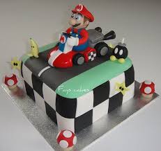 We were getting a little bored with the exploding mario cake. Mario Bros Birthday Cakes