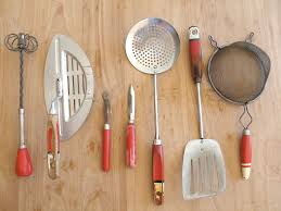 Francois bachelier's in paris, france filled with antique kitchen utensils. Who Needs Crystal Animals When You Can Collect Red Antique Cooking Utensils Hey Bernice