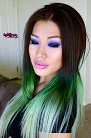 Brown To Green Ombre Hair Color Blonde Color Cool Hair Color