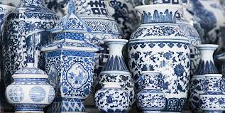 A hard, white, translucent ceramic made by firing a pure clay. History Of Blue And White Ceramics Classic Color Combination