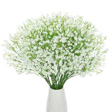 Check spelling or type a new query. Duhouse 10pcs Babys Breath Artificial Flowers Fake White Flowers Real Touch Gypsophila Floral In Bulk For Home Wedding Garden Decor White Long Stem Buy Online In India At Desertcart 149349212