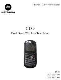 When i order an unlock code for my motorola c139, what will i receive? Motorola C139 Service Manual Pdf Download Manualslib