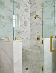 We did not find results for: Extra Large Calcutta Gold Shower Subway Tiles With Brass Fixtures Transitional Bathroom