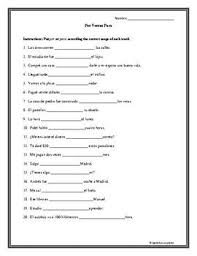 Por Vs Para In Spanish This Or That Questions 20 Questions Worksheets