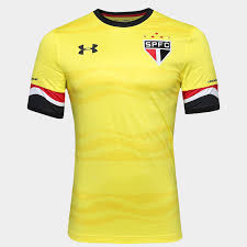 Camisa Under Armour Sao Paulo Iii 16 17 S Nº Jogador Amarelo Preto Camisa Spfc Spfc Camisas De Futebol
