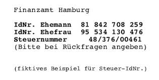 Vänligen scrolla ner och klicka för att se var och en av dem. Steuer Id Verlegt So Finden Sie Ihre Identifikationsnummer Frauen Konnen Finanzen