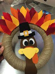 Thanksgiving Turkey Wreath Thanksgiving Centerpieces Diy Turkey Wreath Holiday Crafts