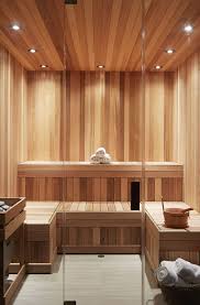 Just What We Need After A Day On The Slopes The Private Sauna At Chalet Manitonga Mont Temblant Badezimmer Zimmer Baden