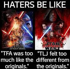 Star Wars Fans Sarcasm Quotes In Effect Ruin Star Wars And Need To Just Shut Up And Realize Maybe They Are Star Wars Humor Star Wars Memes Star Wars Fandom