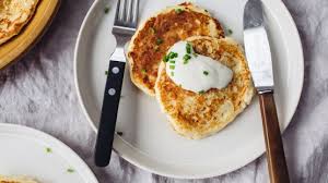 Leftover Mashed Potato Pancakes Recipe Food Com Recipe Mashed Potato Pancakes Potato Pancakes Leftover Mashed Potatoes