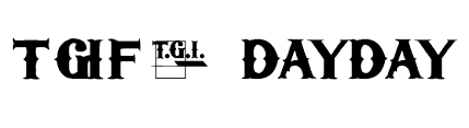 Buy this font online from Tgifriday Font Ffonts Net