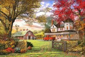 Old Pumpkin Farm By Dominic Davison Farm Art Art Country Art