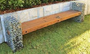 These gabion bench are used for cages too. Gabion Seat Gabion Furniture Modern Designs
