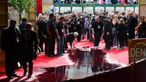 Explosion At Golden Globes Entrance Brings Red Carpet