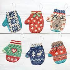 Check spelling or type a new query. Festive Mitten Ornaments Cross Stitch Pattern Stitched Modern