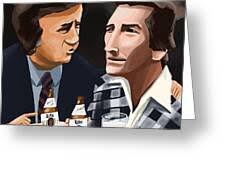 George and Billy Poster by Brian Callaghan