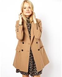 It looks like the picture, actually it's better than the picture. Asos Long Line Double Breasted Coat Camel 142 Asos Lookastic