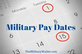 2019 Military Pay Dates Active Duty National Guard And