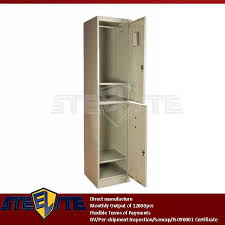 Ckd White Vertical Slim 2 Tier Two Door Hanging Clothing Steel Locker Small Wardrobe Cabinet Designs For Small Bedroom Buy Ckd White Vertical Slim 2 Tier Two Door Hanging Clothing Steel Locker Small Wardrobe Cabinet