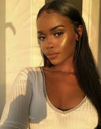 It is a unique color and works best when you have a fair skin tone. White Shirt Black Girl Magic And Straight Hair Image 7072349 On Favim Com