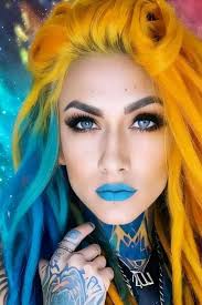 Ice queen Lena scissorhands 🤘🖤🧡💜