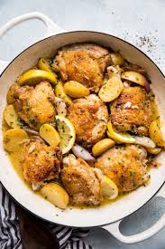 Braised Chicken With Potatoes And Chive Butter The Modern Proper Recipe In 2020 Braised Chicken Recipes Braised