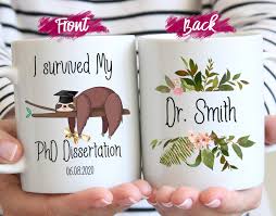 While some may think the best gift for a grad student is cash (my wallet is so lonely!), the truth is that money isn't exactly memorable. Custom Graduation Gift New Doctor Cup Phd Student Gift Etsy Custom Graduation Gift Phd Gifts Student Gifts