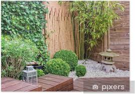Check spelling or type a new query. Japanese Garden With Bamboos And Stone Lantern Poster Pixers We Live To Change