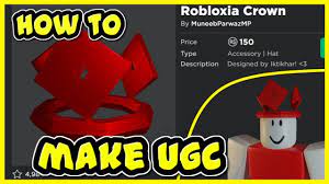 How To Make Your Own Roblox Ugc Hat Roblox Ugc Tutorial Youtube