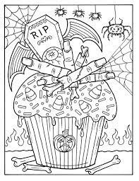 Line art to celebrate the season! 5 Pages Halloween Cupcakes To Color Instant Download Digital Etsy In 2020 Halloween Coloring Halloween Coloring Pages Halloween Coloring Book