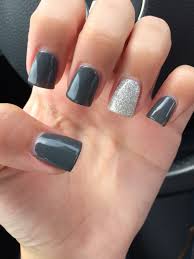 Square Black Acrylic Nails With Glitter Pin By Sammi Danish On Nails Square Acrylic Nails Glitter Accent Nails August Nails