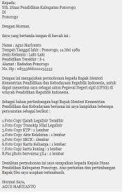 Contoh surat lamaran menjadi guru tidak tetap. Contoh Surat Lamaran Kerja Di Sekolah Islam Terpadu