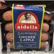 Grilled dublin coddle recipe with al fresco sweet apple chicken sausage ruralmom. Aidells Chicken Sausage Chicken Apple Calories Nutrition Analysis More Fooducate