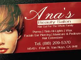 Professional hair salon trained and experienced hairstylist specializing in hair color, haircuts and blow dry's. Ana S Beauty Salon Home Facebook