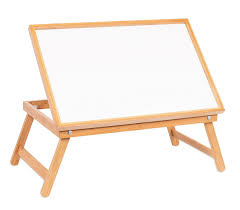 Adjustable Wood Bed Tray Lap Desk Serving Table Folding Legs Bamboo Ebay Our white bed tray table is the perfect way to enjoy breakfast in bed. ebay