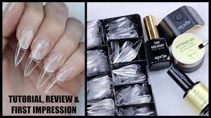 Apres Gel X Nail Extension System Tutorial Review First Impression Youtube Nail Extensions Gel Nail Extensions Gel Nails