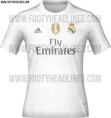 Adidas combines the main color grey with yellow 3 stripes and a monochromatic white club badge. Real Madrid Home 2015
