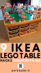 9 Awesome Lego Table Ikea Hack Ideas Hacksaholic Lego Table Ikea Lego Kids Room Lego Table