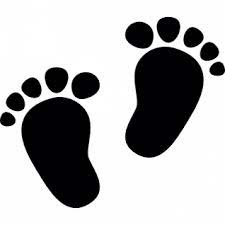 Print Van Baby Voetjes Free Icons Footprint Silhouette Free