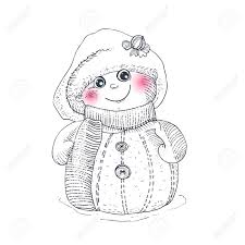 Bild weihnachten lustig mit schneemann. Schneemann Skizze Vektor Zeichen Winterferien Illustration Lustige Kindisch Traditionelles Symbol Fur Gutes Neues Jahr Lizenzfrei Nutzbare Vektorgrafiken Clip Arts Illustrationen Image 48169605