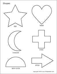 Basic Shapes Free Printable Templates Coloring Pages