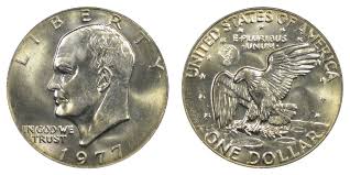 1977 Eisenhower Dollar Clad Composition Resumed Coin Value